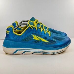 Altra Paradigm 4.0 Womens Blue Yellow Running Shoes AFW1838F-4 US 10